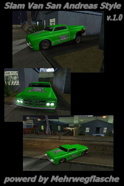 Slam Van San Andreas Style v1.0